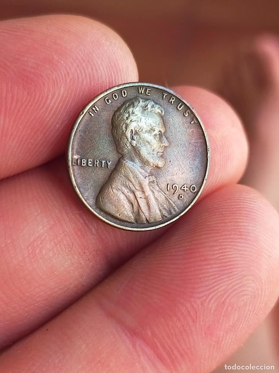 Monedas antiguas de Am&eacute;rica: MONEDA DE 1 UN CENTAVO CENT 1940 D DENVER USA ESTADOS UNIDOS AMERICA BUENA CONSERVACION