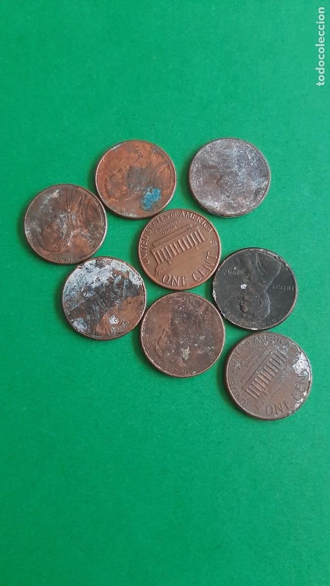 Monedas antiguas de Am&eacute;rica: (E.UNIDOS) LOTE DE MONEDAS EN MUY BAJA CONSERVACI&Oacute;N