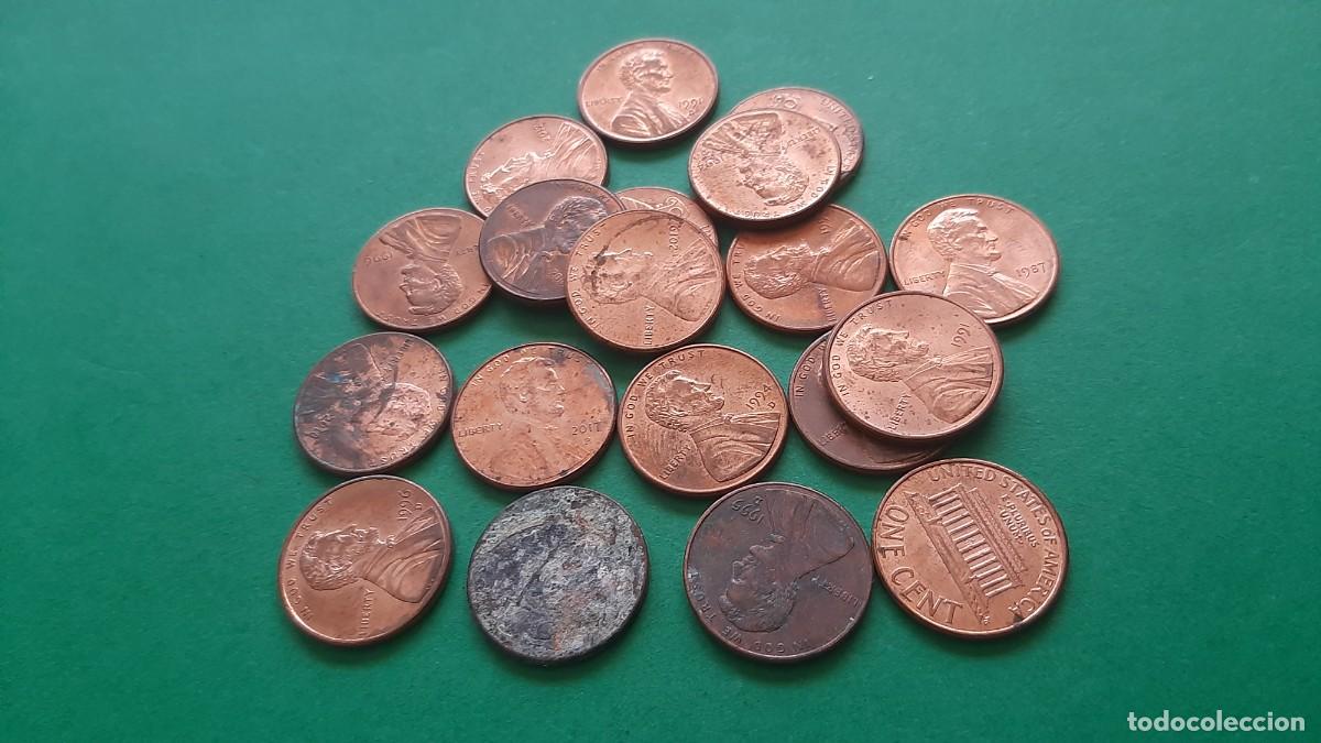 Monedas antiguas de Am&eacute;rica: (E.UNIDOS) LOTE DE MONEDAS EN BAJA CONSERVACI&Oacute;N