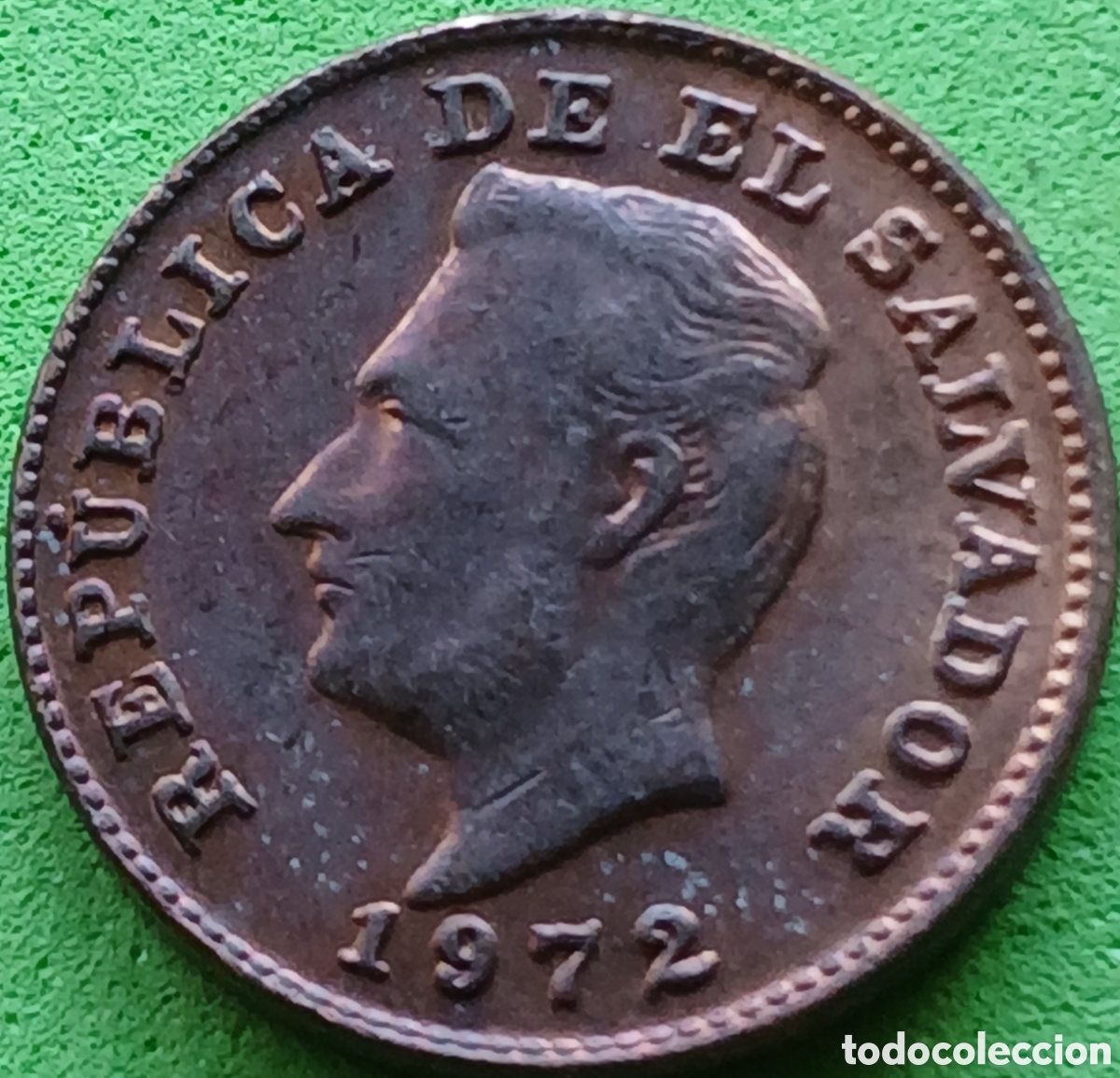 Monedas antiguas de Am&eacute;rica: El Salvador 1 centavo 1972 km#135.1