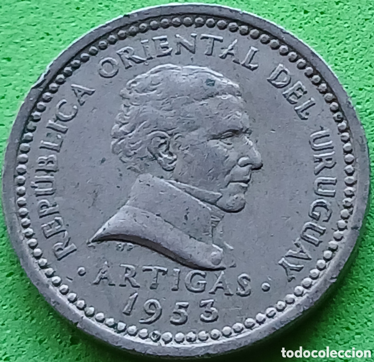 Monedas antiguas de Am&eacute;rica: Uruguay 2 centesimos 1953 km#33