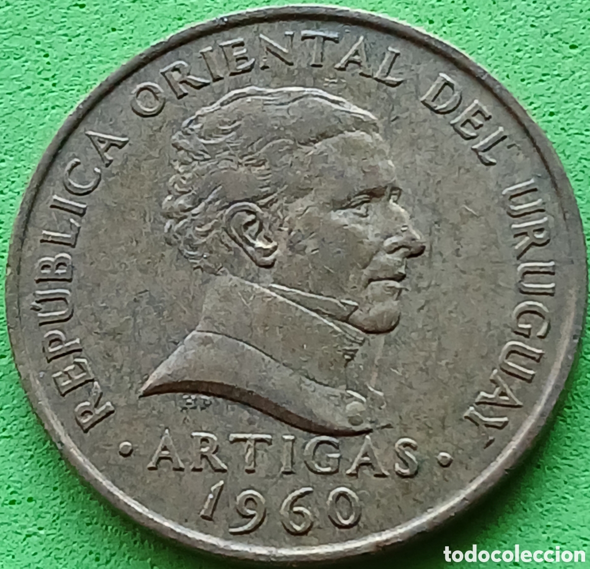 Monedas antiguas de Am&eacute;rica: Uruguay 10 centesimos 1960 km#39