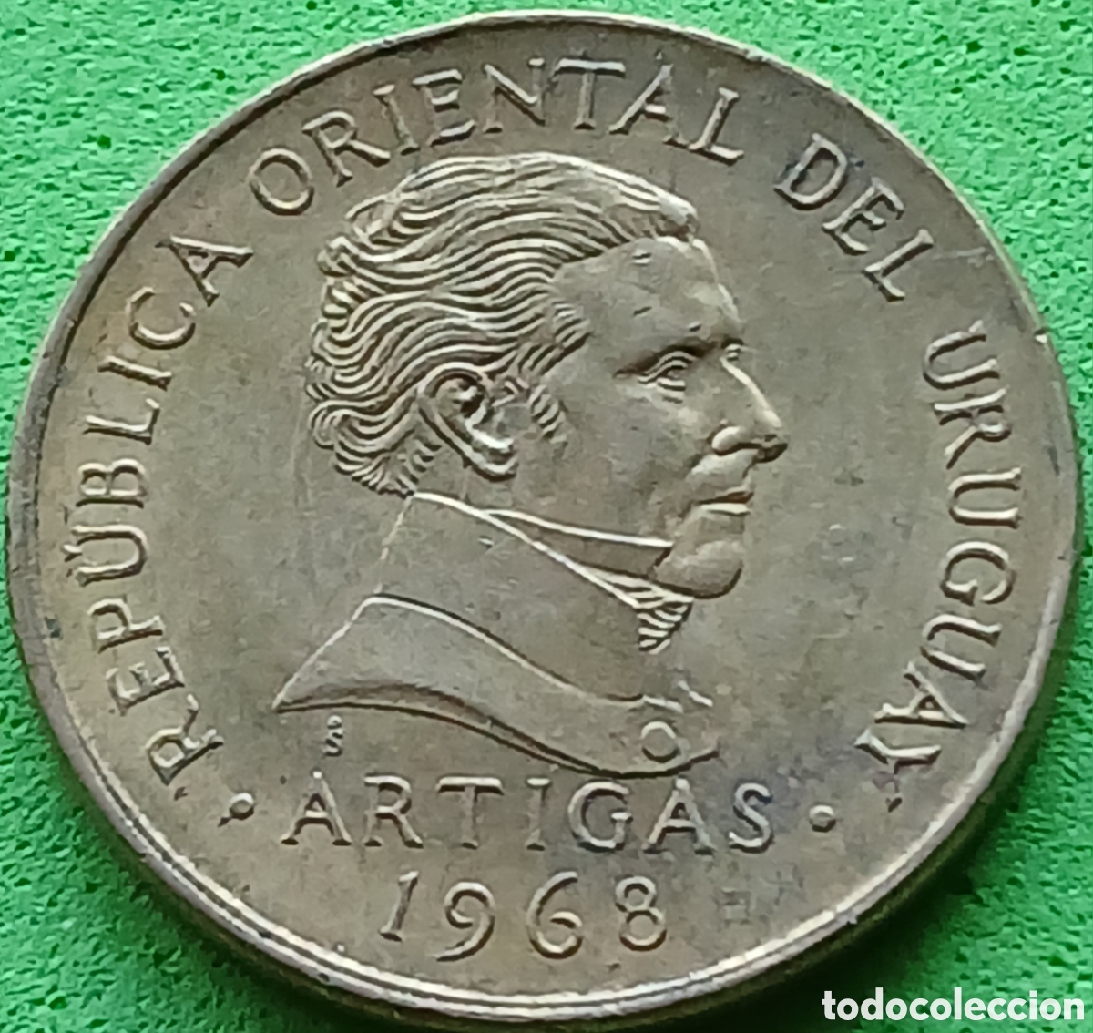 Monedas antiguas de Am&eacute;rica: Uruguay 1 peso 1968 km#49