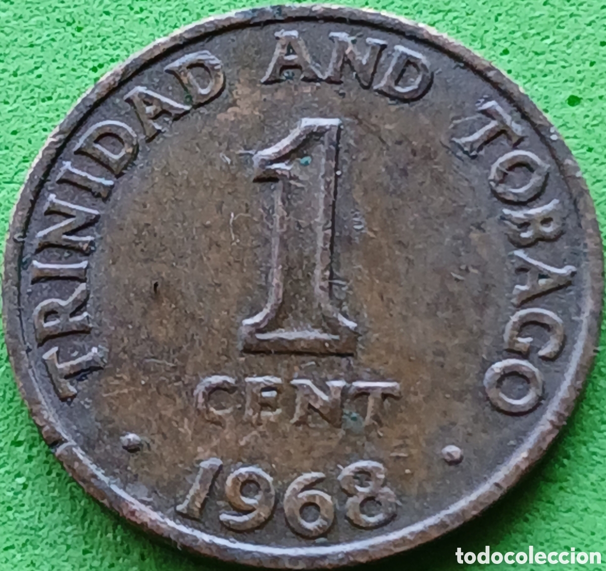 Old Coins of America: Trinidad y Tobago 1 cent 1968 km#1