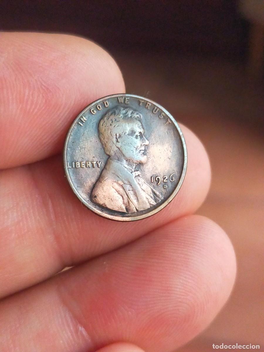 Monedas antiguas de Am&eacute;rica: MONEDA DE 1 UN CENTAVO CENT 1926 D DENVER USA ESTADOS UNIDOS AMERICA BUENA CONSERVACION