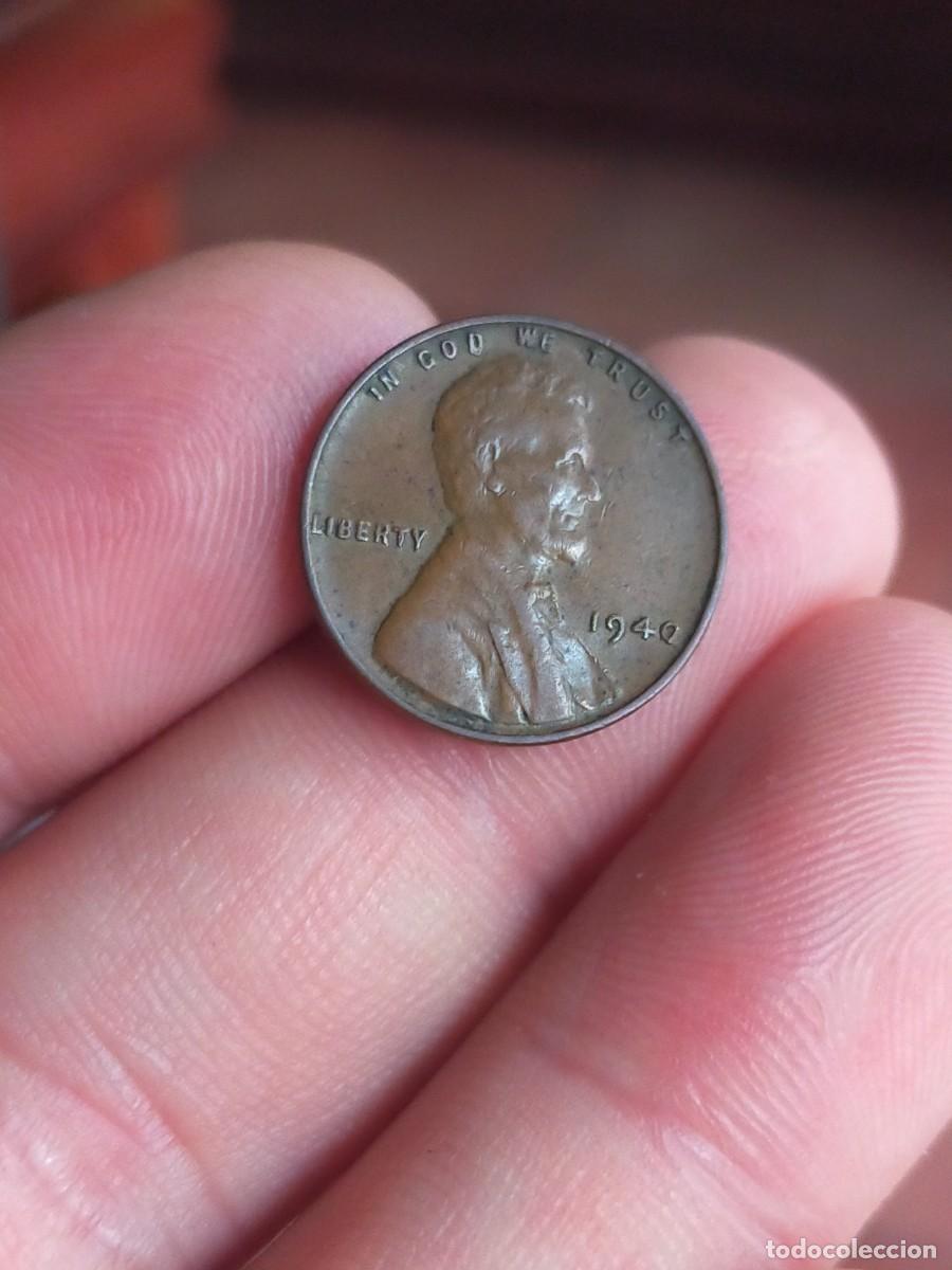 Monedas antiguas de Am&eacute;rica: MONEDA DE 1 UN CENTAVO CENT 1940 USA ESTADOS UNIDOS AMERICA BUENA CONSERVACION