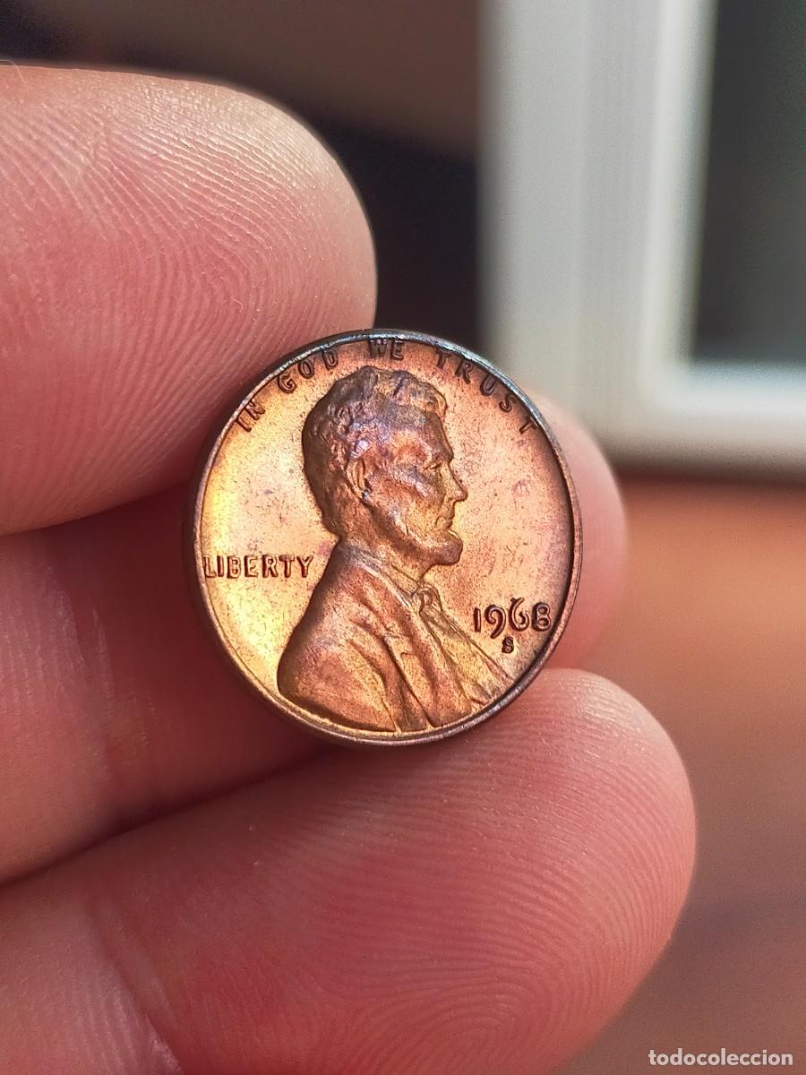 Monedas antiguas de Am&eacute;rica: MONEDA DE 1 UN CENTAVO CENT 1968 S SAN FRANCISCO USA ESTADOS UNIDOS AMERICA MUY BUENA CONSERVACION