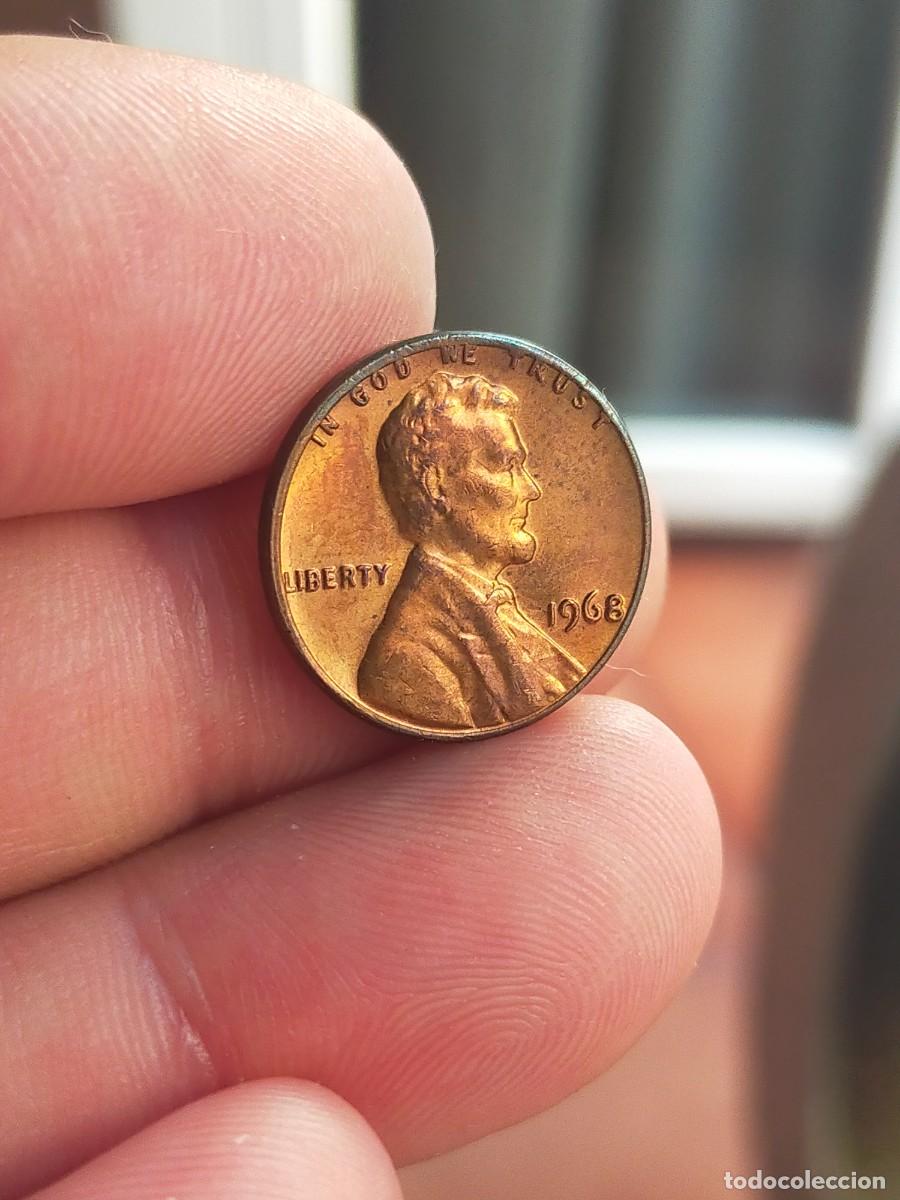 Monedas antiguas de Am&eacute;rica: MONEDA DE 1 UN CENTAVO CENT 1968 USA ESTADOS UNIDOS AMERICA MUY BUENA CONSERVACION