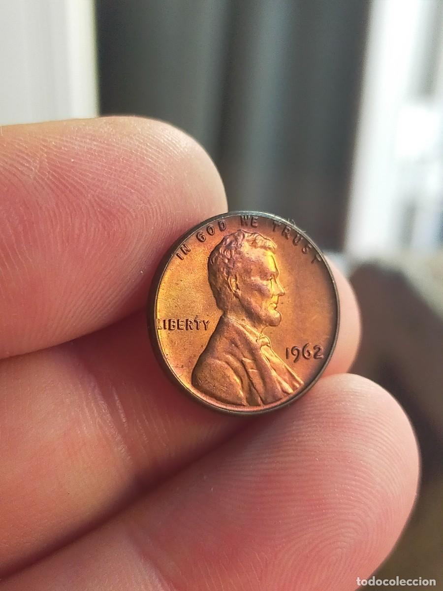 Monedas antiguas de Am&eacute;rica: MONEDA DE 1 UN CENTAVO CENT 1962 USA ESTADOS UNIDOS AMERICA MUY BUENA CONSERVACION
