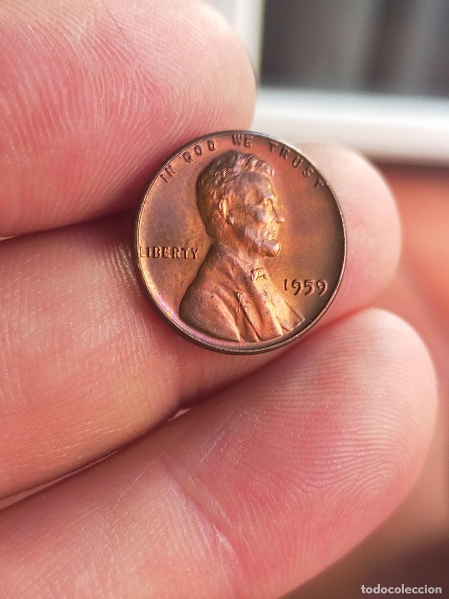 Monedas antiguas de Am&eacute;rica: MONEDA DE 1 UN CENTAVO CENT 1959 USA ESTADOS UNIDOS AMERICA MUY BUENA CONSERVACION
