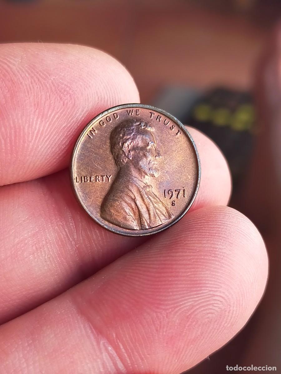 Monedas antiguas de Am&eacute;rica: MONEDA DE 1 UN CENTAVO CENT 1971 S SAN FRANCISCO USA ESTADOS UNIDOS AMERICA MUY BUENA CONSERVACION