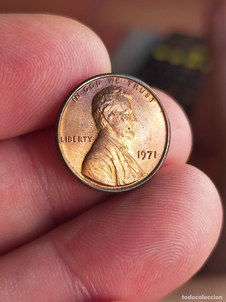 Monedas antiguas de Am&eacute;rica: MONEDA DE 1 UN CENTAVO CENT 1971 USA ESTADOS UNIDOS AMERICA MUY BUENA CONSERVACION