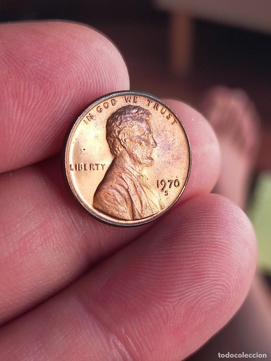 Monedas antiguas de Am&eacute;rica: MONEDA DE 1 UN CENTAVO CENT 1970 S SAN FRANCISCO USA ESTADOS UNIDOS AMERICA MUY BUENA CONSERVACION