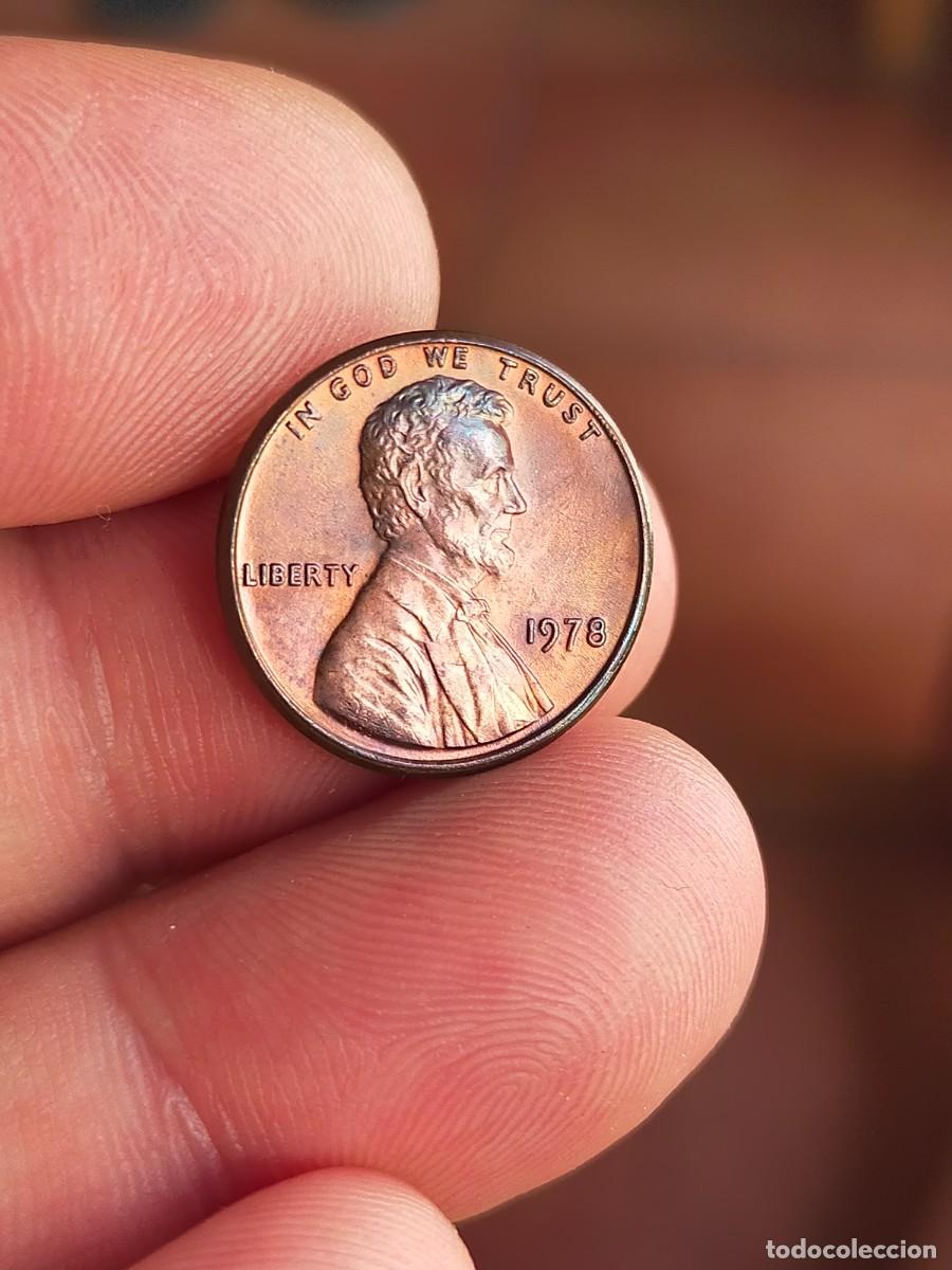 Monedas antiguas de Am&eacute;rica: MONEDA DE 1 UN CENTAVO CENT 1978 USA ESTADOS UNIDOS AMERICA MUY BUENA CONSERVACION