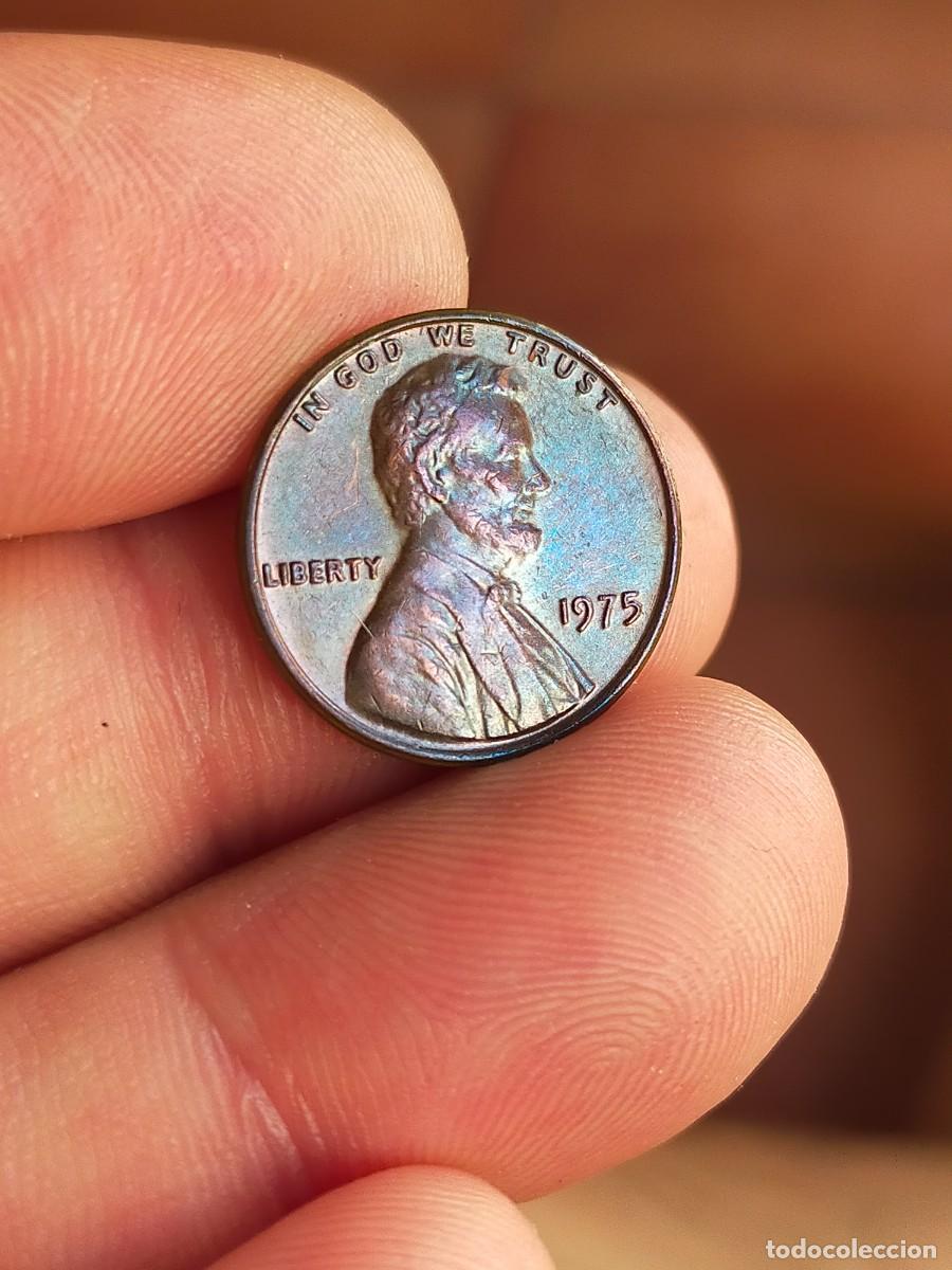 Monedas antiguas de Am&eacute;rica: MONEDA DE 1 UN CENTAVO CENT 1975 USA ESTADOS UNIDOS AMERICA MUY BUENA CONSERVACION