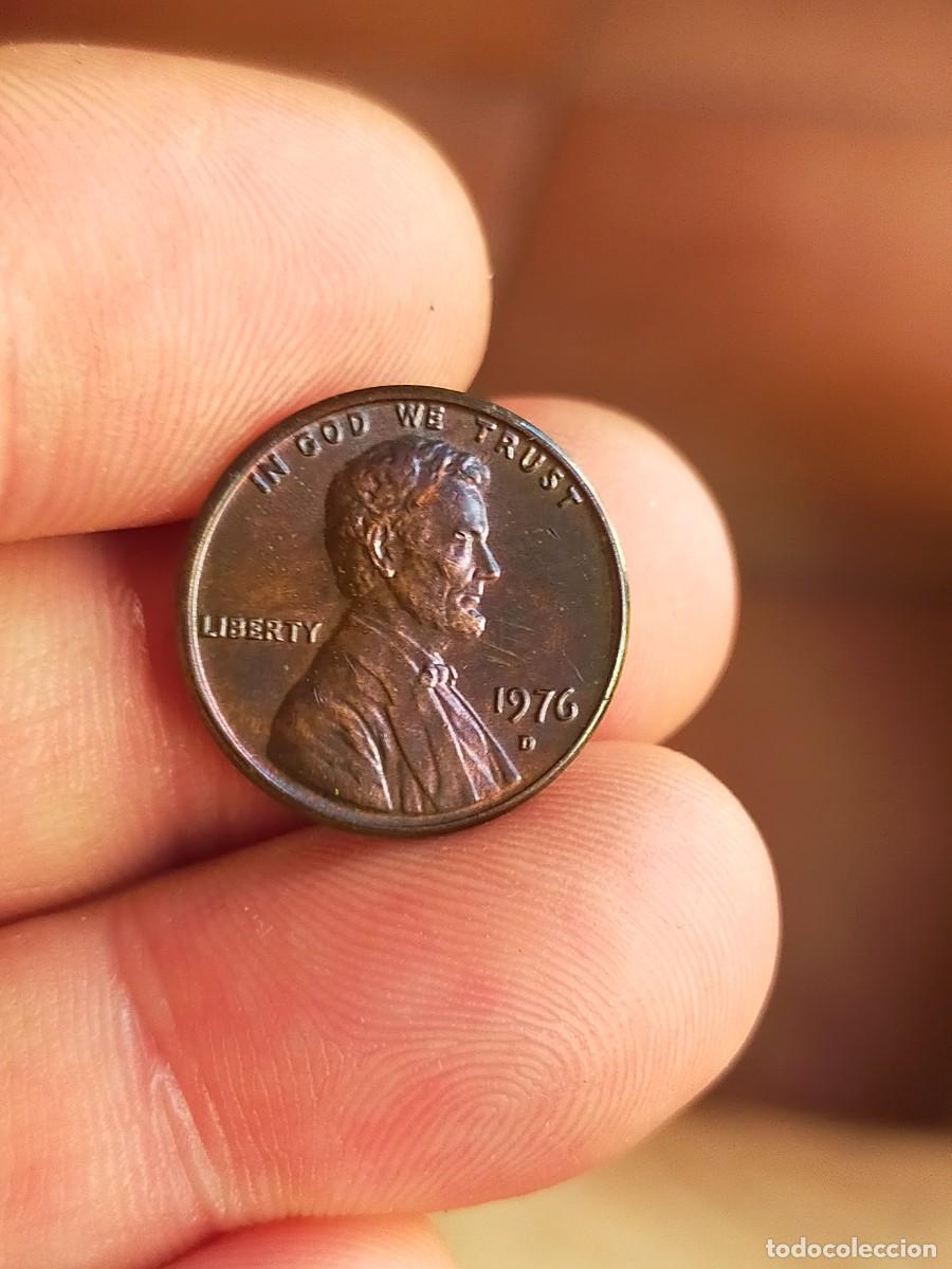 Monedas antiguas de Am&eacute;rica: MONEDA DE 1 UN CENTAVO CENT 1976 D DENVER USA ESTADOS UNIDOS AMERICA MUY BUENA CONSERVACION