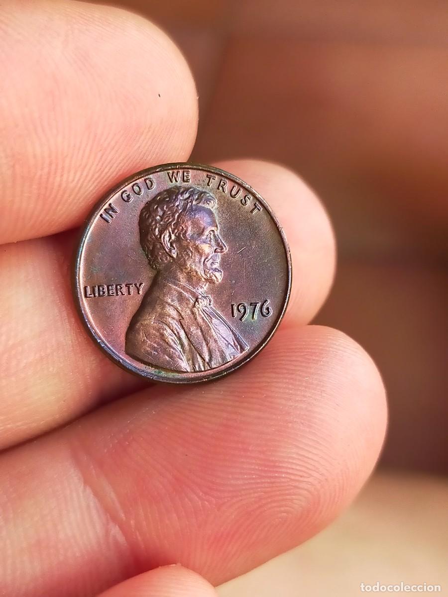Monedas antiguas de Am&eacute;rica: MONEDA DE 1 UN CENTAVO CENT 1976 USA ESTADOS UNIDOS AMERICA MUY BUENA CONSERVACION