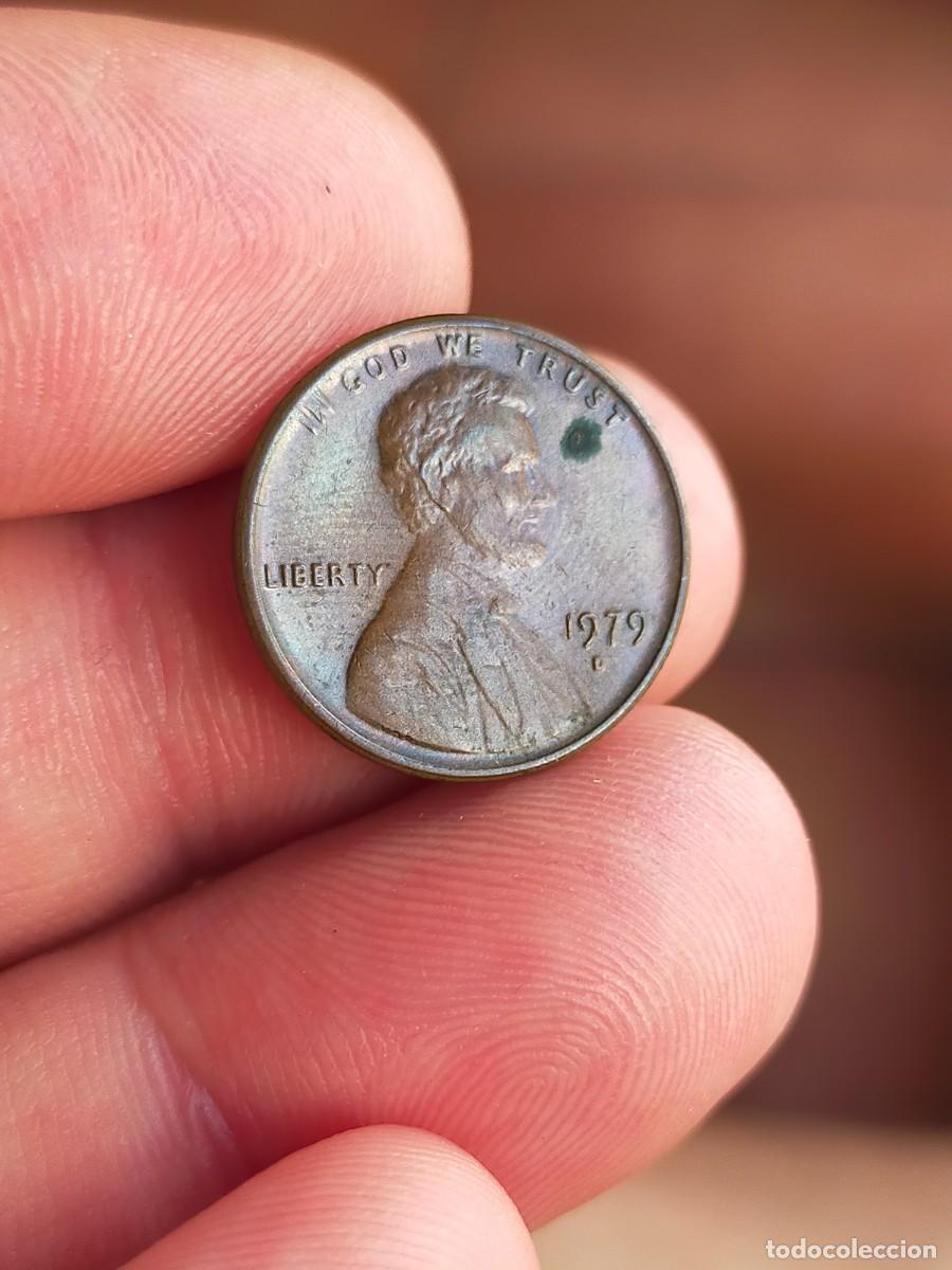 Monedas antiguas de Am&eacute;rica: MONEDA DE 1 UN CENTAVO CENT 1979 D DENVER USA ESTADOS UNIDOS AMERICA MUY BUENA CONSERVACION
