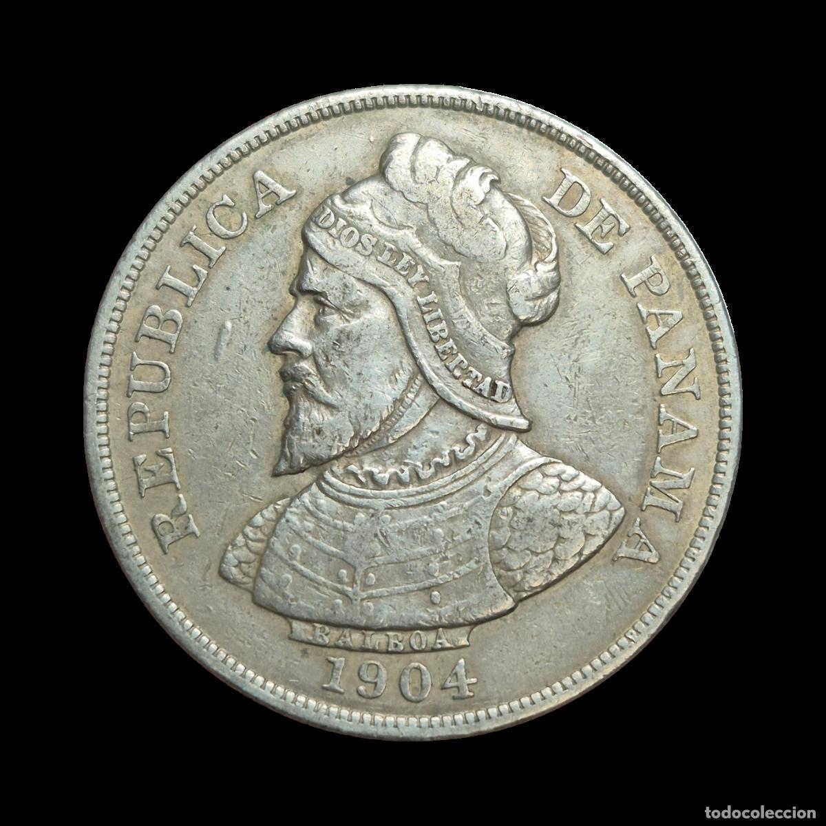 Monedas antiguas de Am&eacute;rica: NT/ PANAMA 50 CENTESIMOS BALBOA 1904 (M1432)