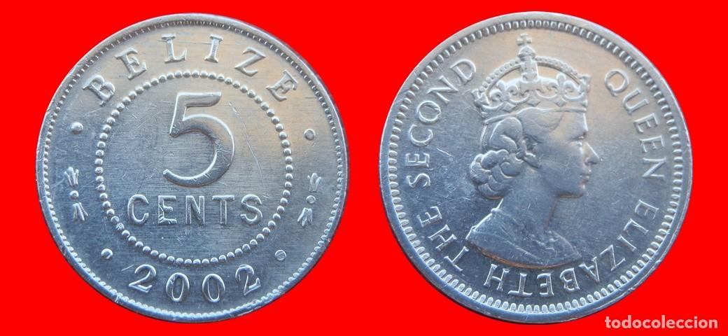 Monedas antiguas de Am&eacute;rica: 5 CENTAVOS 2002 BELIZE-152149
