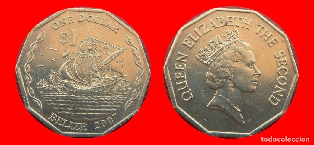 Monedas antiguas de Am&eacute;rica: 1 DOLAR 2007 BELIZE-152150