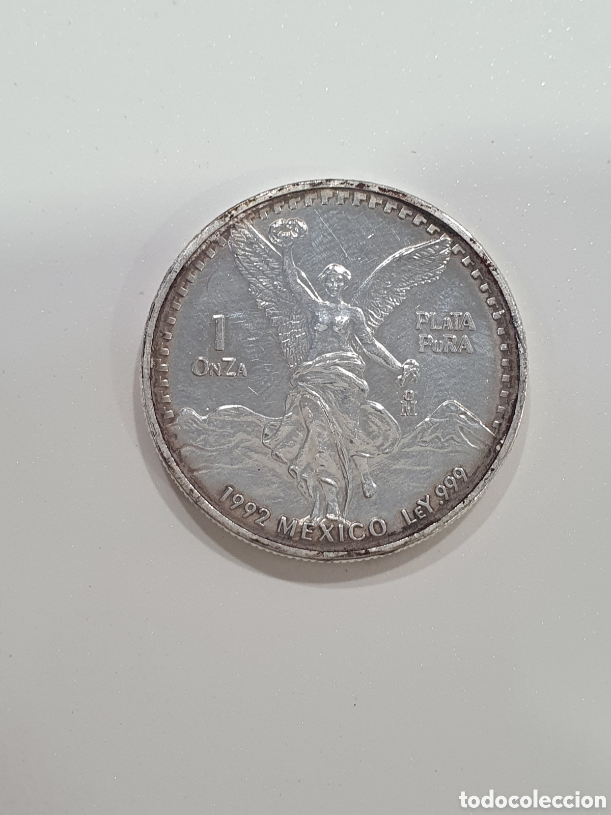 Monedas antiguas de Am&eacute;rica: SALIDA 0.01&euro;. Onza plata 999. M&eacute;xico 1992. (L127)