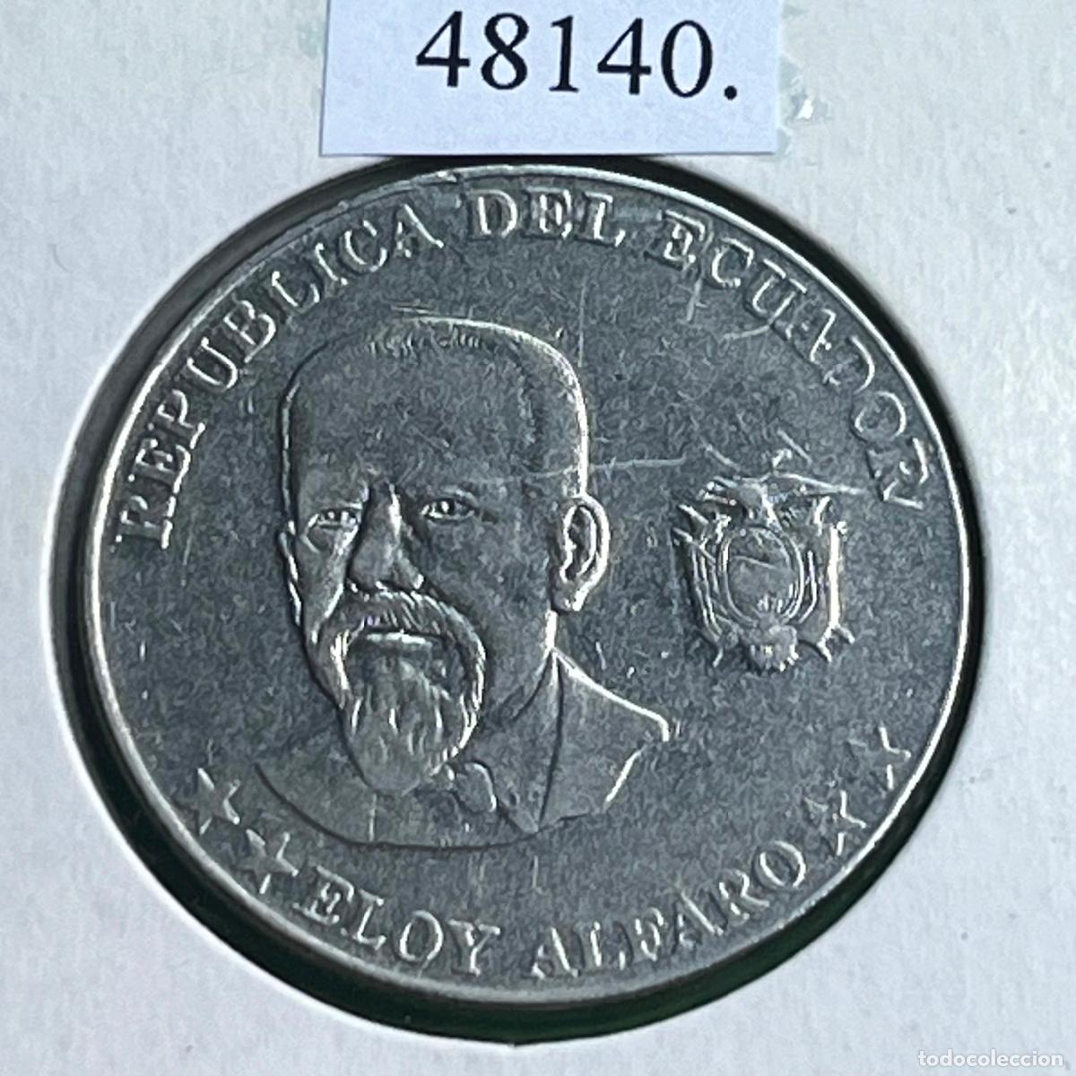 Monedas antiguas de Am&eacute;rica: Ecuador 50 centavos 2000