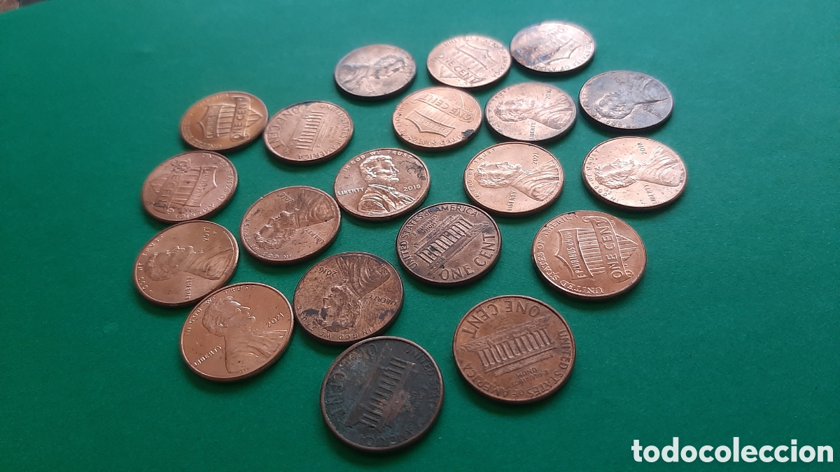 Monedas antiguas de Am&eacute;rica: (E.UNIDOS) LOTE DE MONEDAS