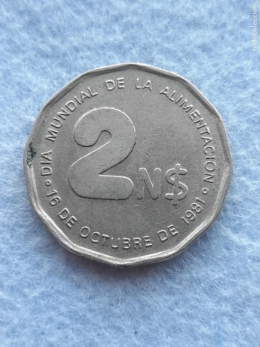 Monedas antiguas de Am&eacute;rica: Uruguay. 2 Pesos A&ntilde;o 1981. - Foto 2