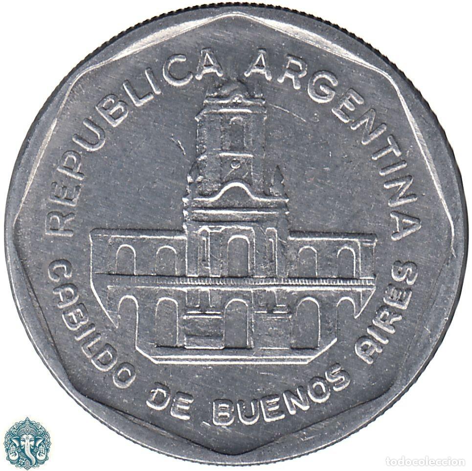 Monedas antiguas de Am&eacute;rica: ARGENTINA 1 Austral 1989 Cabildo de Buenos Aires KM#100