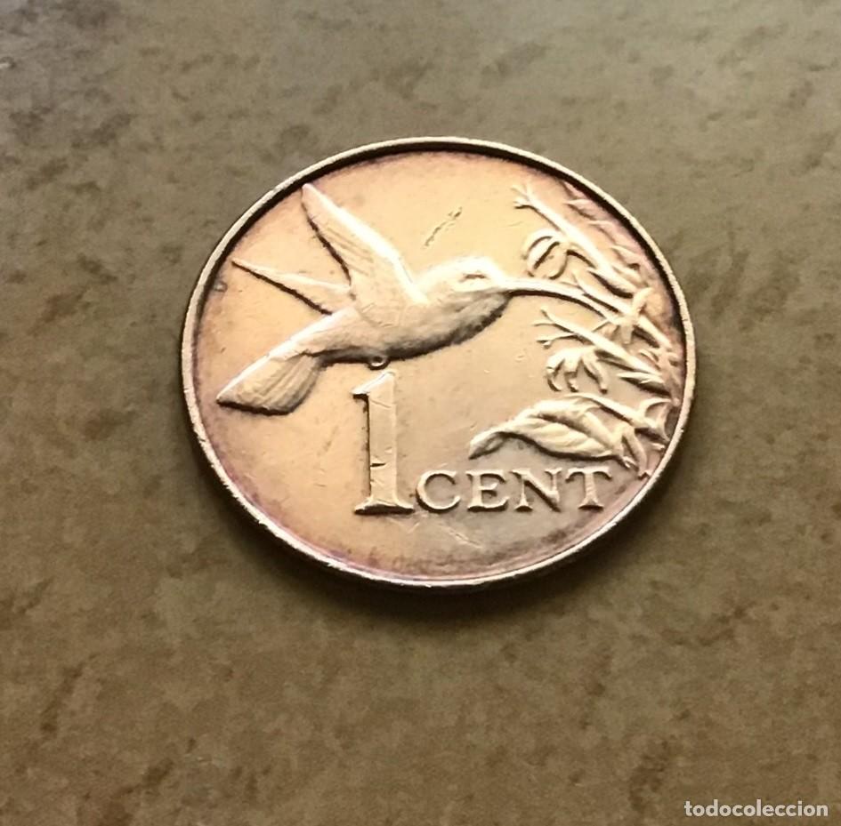 Monedas antiguas de Am&eacute;rica: 1 centavo de Trinidad y Tobago. A&ntilde;o 2005