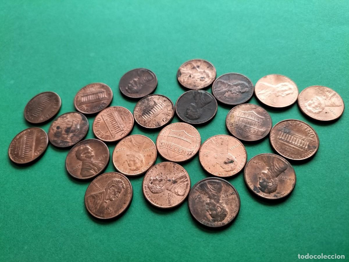 Monnaies anciennes d'Am&eacute;rique: (E.UNIDOS) LOTE DE MONEDAS