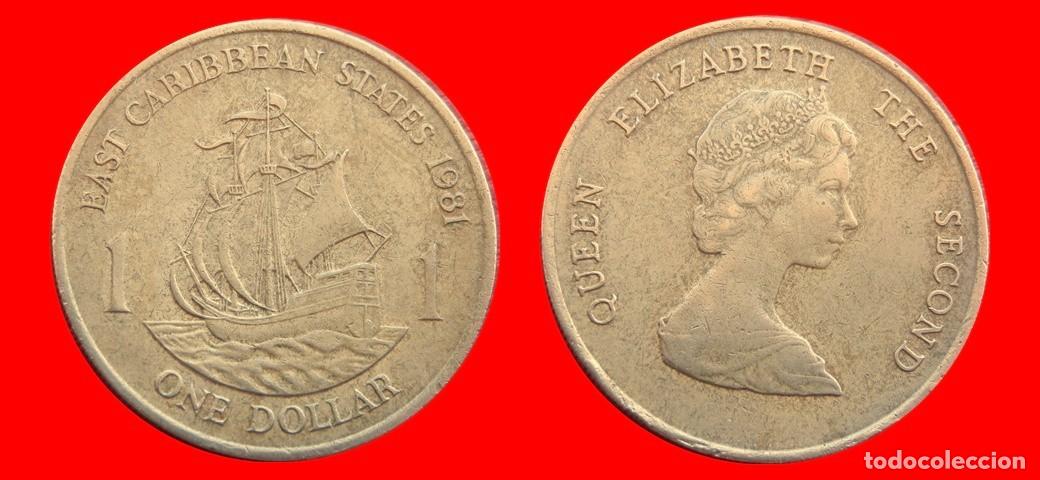 Monedas antiguas de Am&eacute;rica: 1 DOLAR 1981 ESTADOS DEL CARIBE ORIENTAL-152201