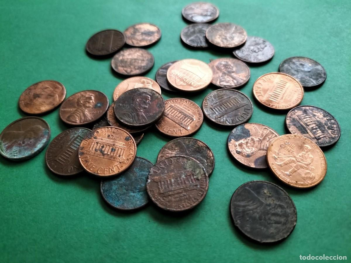 Monedas antiguas de Am&eacute;rica: (E.UNIDOS) LOTE DE MONEDAS DEFECTUOSAS