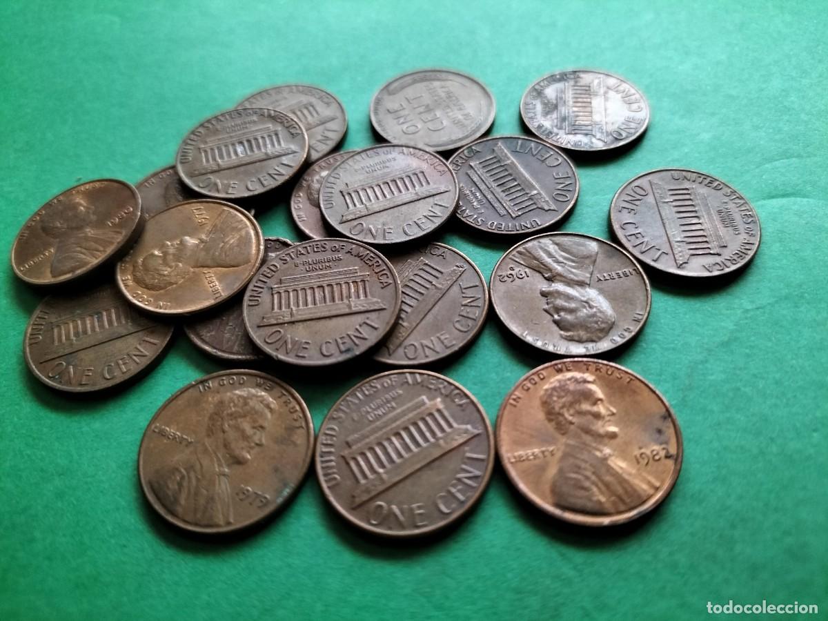 Monete antiche di America: (E.UNIDOS)(COBRE) LOTE DE MONEDAS ANTERIORES A 1983