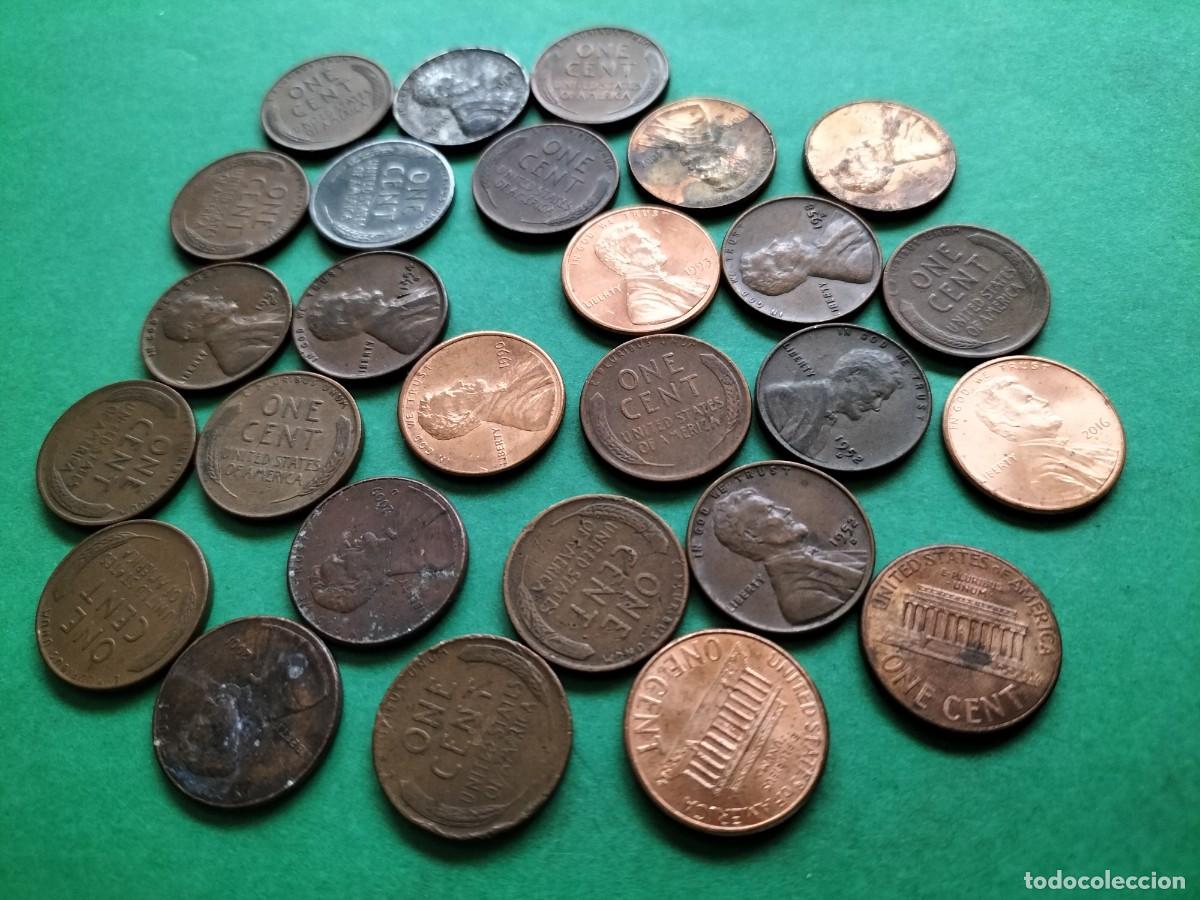 Monedas antiguas de Am&eacute;rica: (E.UNIDOS) LOTE DE MONEDAS