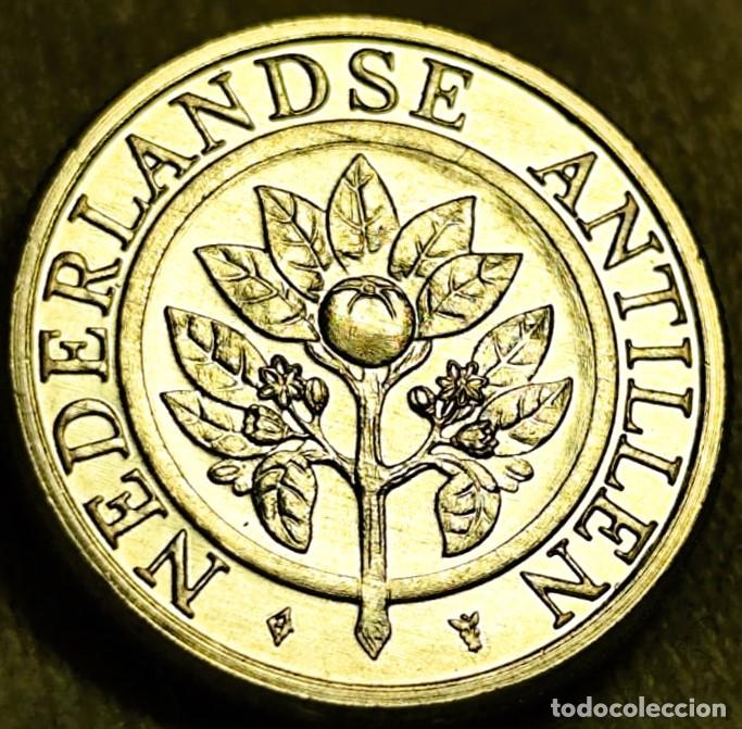 Moedas antigas da Am&eacute;rica: Antillas Holandesas 5 Centavos 1989 Sin Circular (SC) Lote 2454