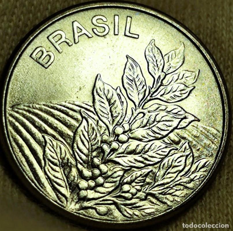 Alte M&uuml;nzen aus Amerika: Brasil 5 Cruceiros 1981 PRUEBA Sin Circular - Lote 2398