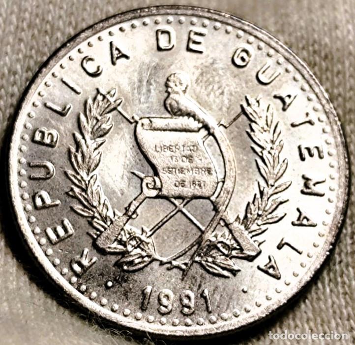 Monnaies anciennes d'Am&eacute;rique: Guatemala 10 centavos 1991, Sin Circular (SC) Lote 2459