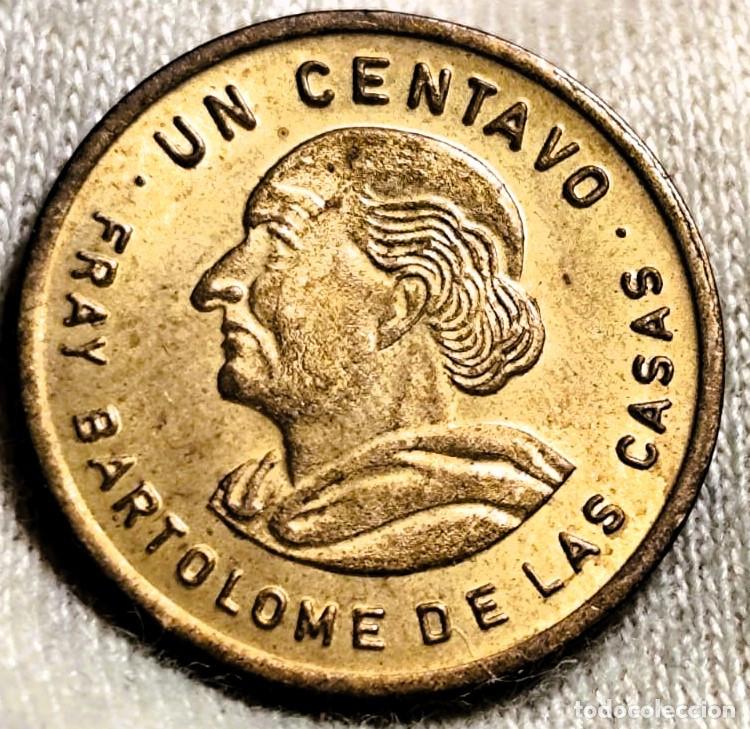 Alte M&uuml;nzen aus Amerika: Guatemala &ndash; 1 Centavo 1989 &ndash; Bartolom&eacute; de las Casas &ndash; Sin Circular (SC) &ndash; Lote 2460