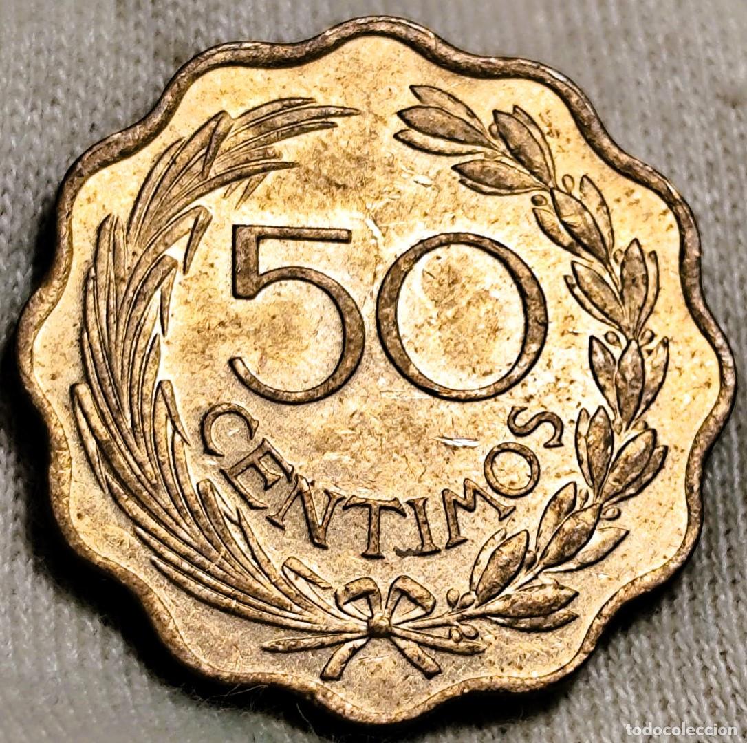 Alte M&uuml;nzen aus Amerika: Paraguay 50 C&eacute;ntimos, 1953, Sin Circular (SC) Lote 2381