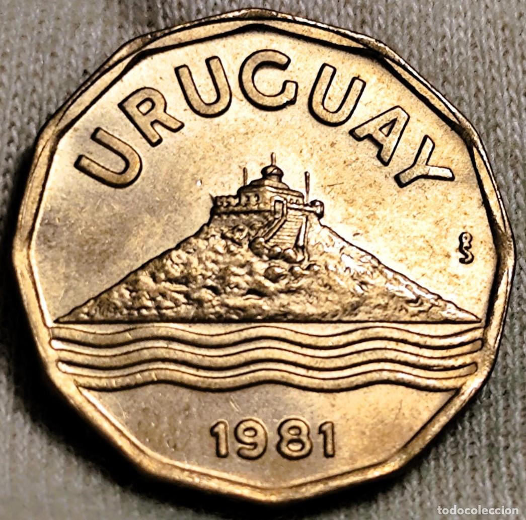 Monedas antiguas de Am&eacute;rica: Uruguay 20 cent&eacute;simos, 1981, Sin Circular (SC) Lote 2382