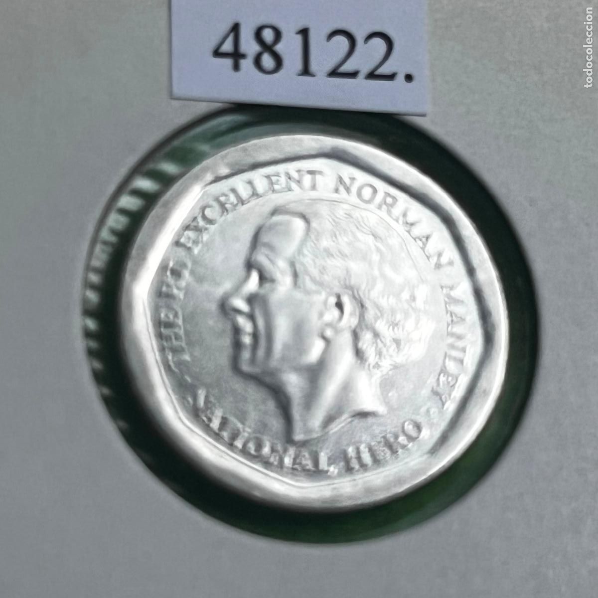 Monedas antiguas de Am&eacute;rica: Jamaica 5 d&oacute;lares 1994