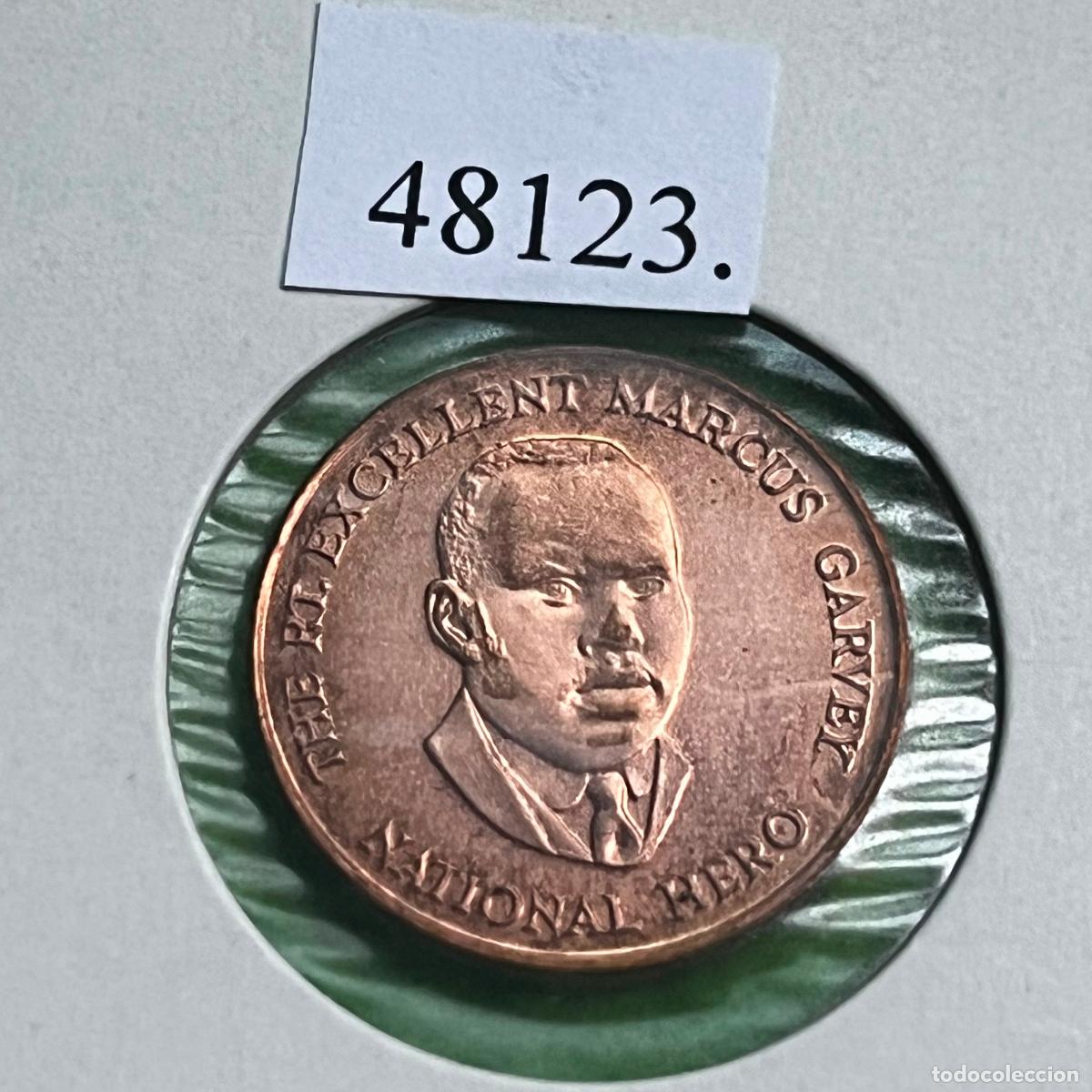 Monedas antiguas de Am&eacute;rica: Jamaica 25 c&eacute;ntimos 2003