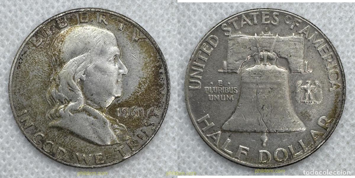 Monedas antiguas de Am&eacute;rica: 5419 ESTADOS UNIDOS 1961 USA HALF DOLLAR 1961 1/2