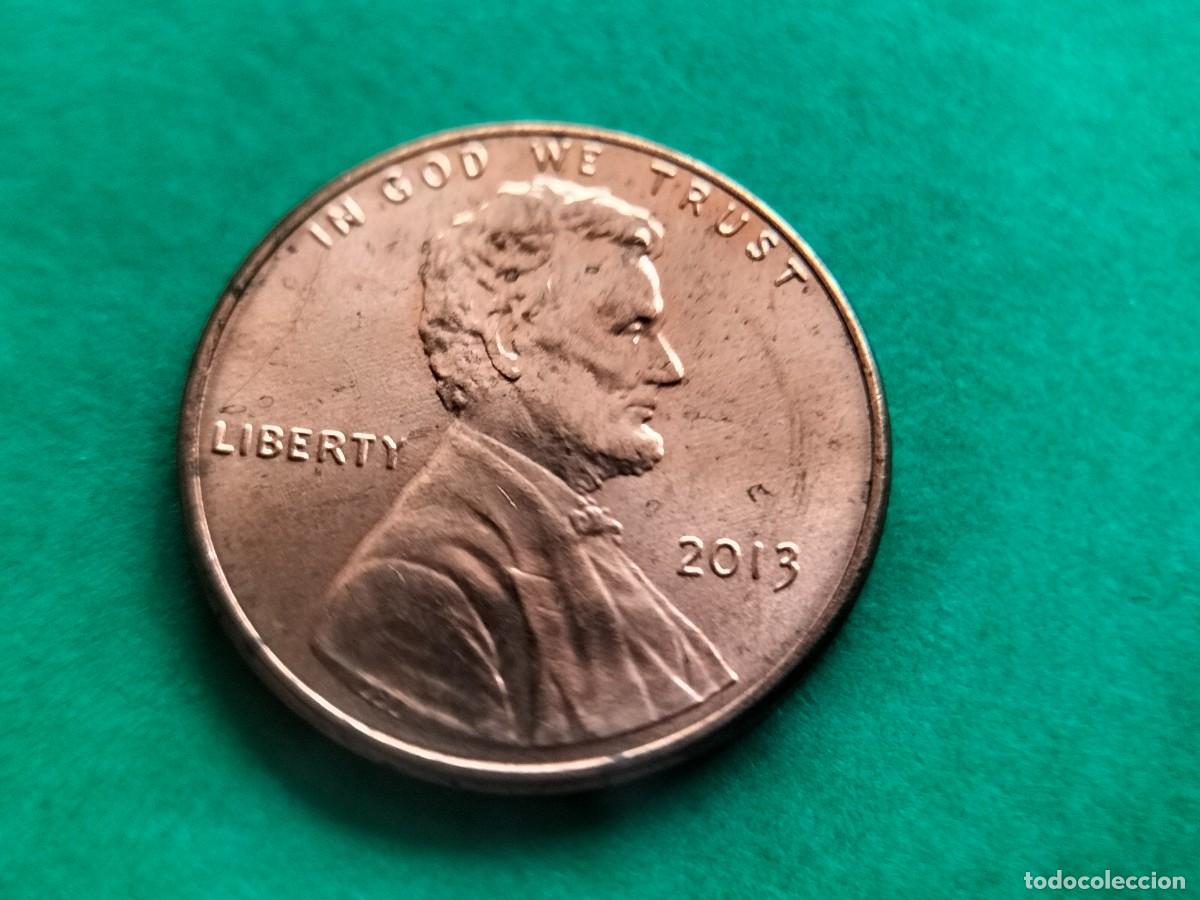 Monedas antiguas de Am&eacute;rica: (E.UNIDOS-ERROR)(2013) ONE CENT EXCESO DE METAL EN ESCUDO - Foto 5