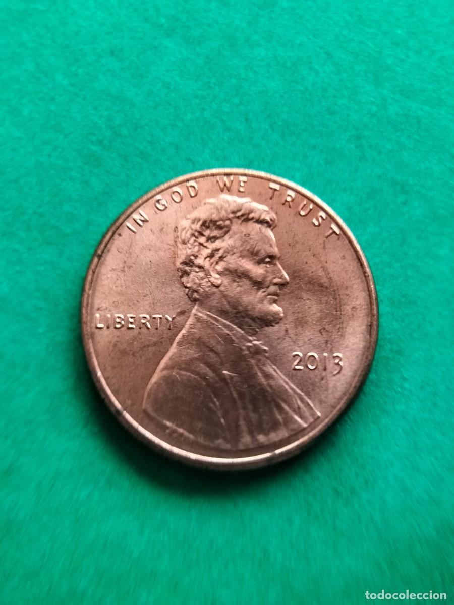 Monedas antiguas de Am&eacute;rica: (E.UNIDOS-ERROR)(2013) ONE CENT EXCESO DE METAL EN ESCUDO - Foto 7