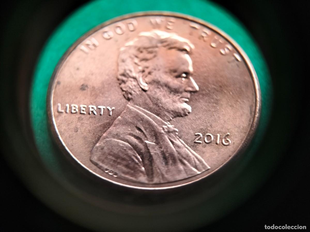 Monedas antiguas de Am&eacute;rica: (E.UNIDOS-ERROR)(2016) ONE CENT EXCESO DE METAL EN ESCUDO - Foto 10
