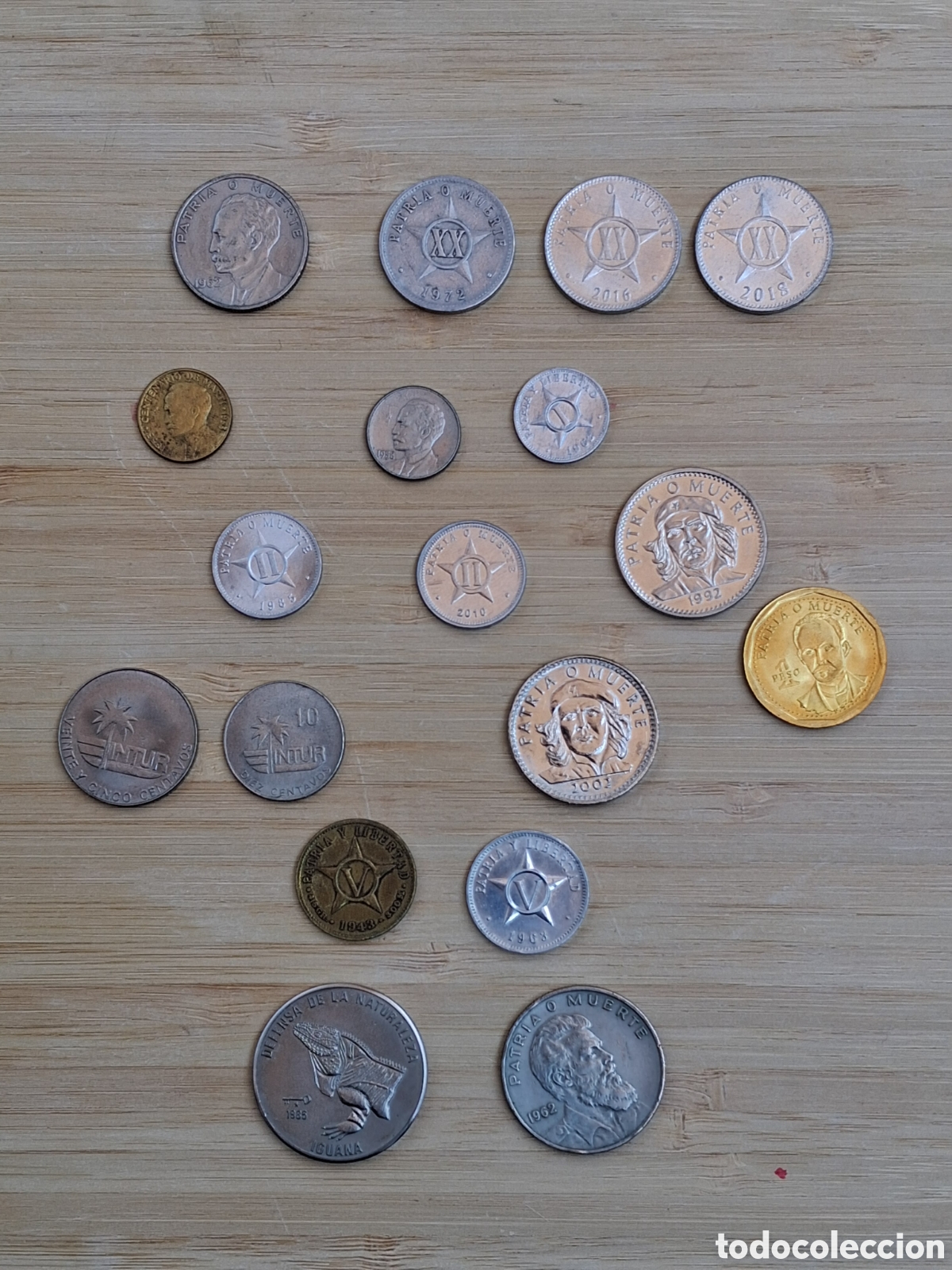 Monedas antiguas de Am&eacute;rica: Lote 18 Monedas de Cuba