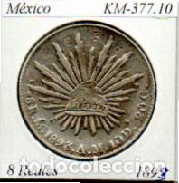 Monedas antiguas de Am&eacute;rica: M&Eacute;XICO 1893, 8 REALES, KM-377.10, M&Eacute;XICO. AG, 2 FOTOS